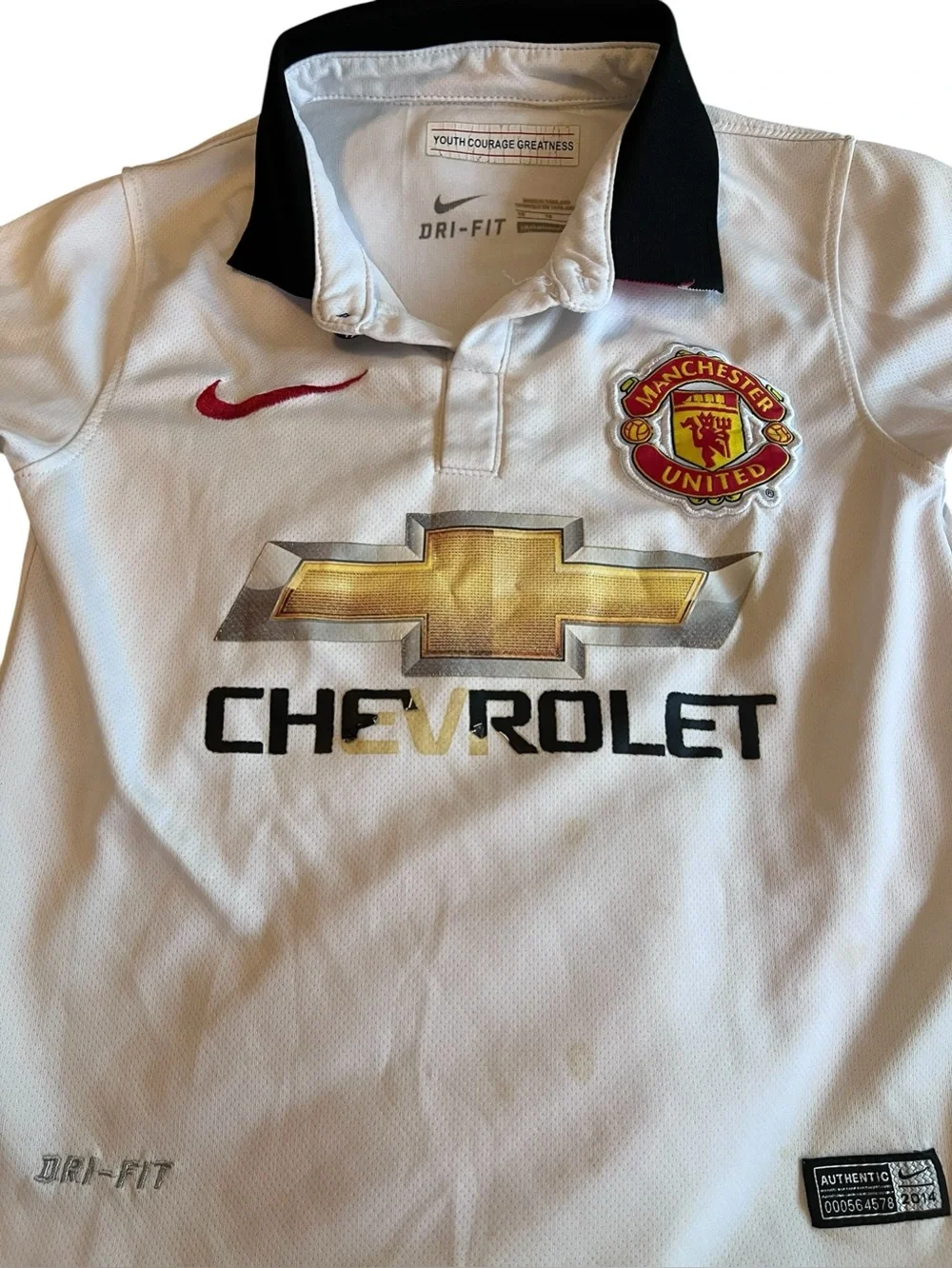 Nike Kids Manchester United Kit Soccer uniform Size 5/6